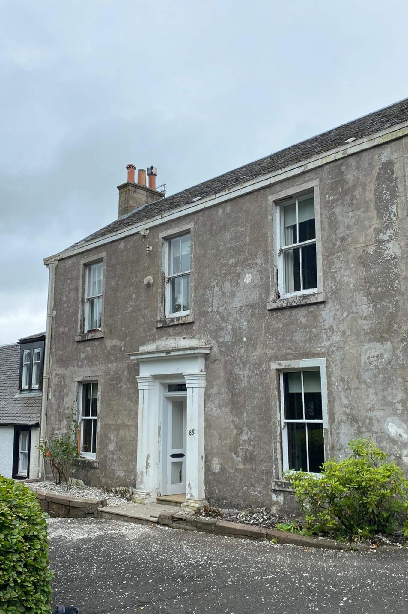 External Render | Spray Cork | Easy Coatings